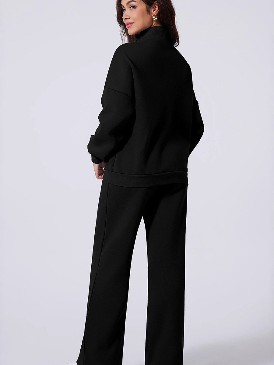 Womens Casual Sports Suit | Solid Colour