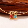 Heart-Shaped Zircon Pendant Necklace
