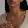 Gold-Plated Cross Necklace
