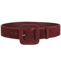 Matte Suede Leather Belt