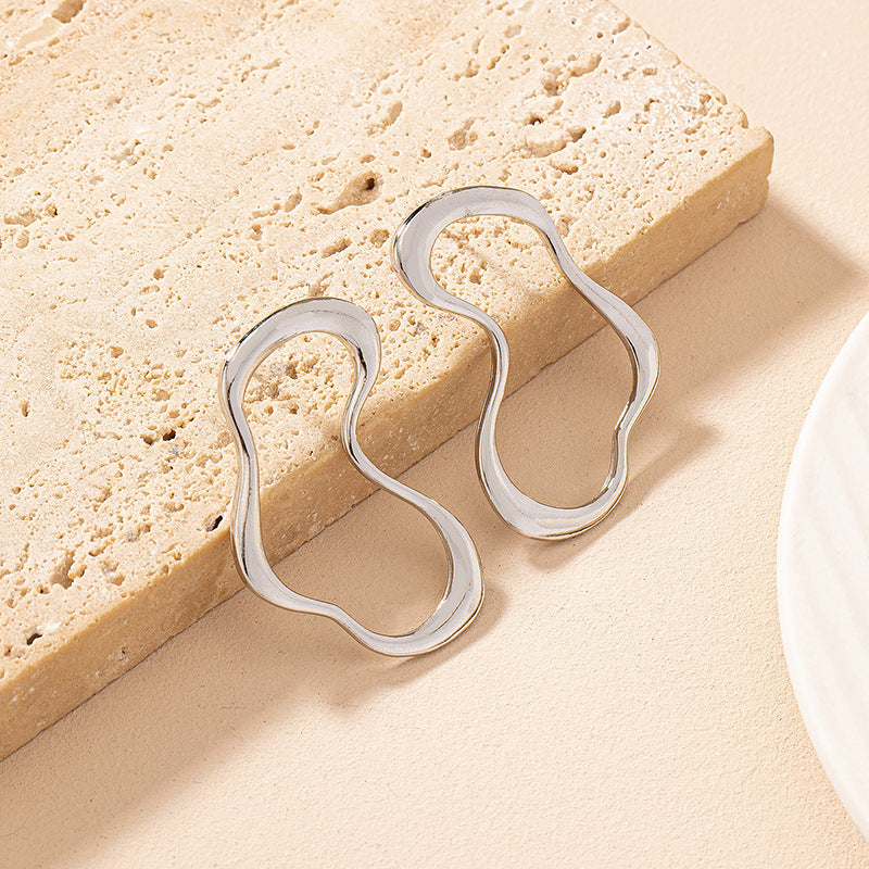 Geometric Zinc Alloy Earrings
