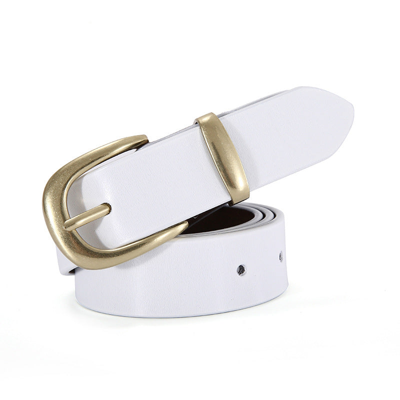 Womens Genuine Leather Casual Belt