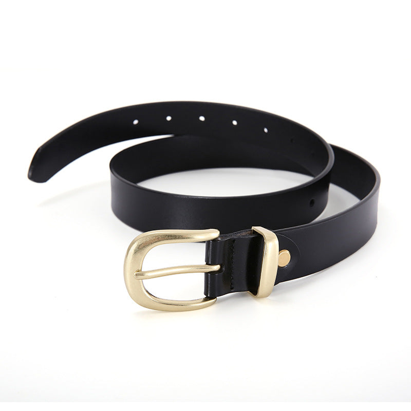 Womens Genuine Leather Casual Belt