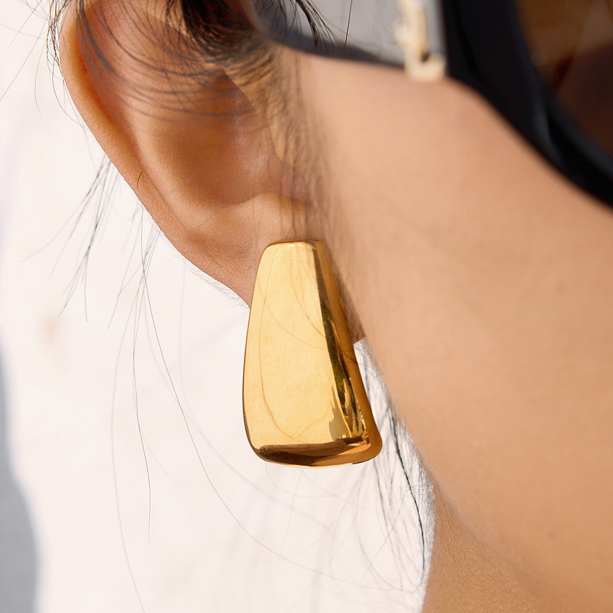 Minimalist Titanium Steel Ear Cuff Earrings