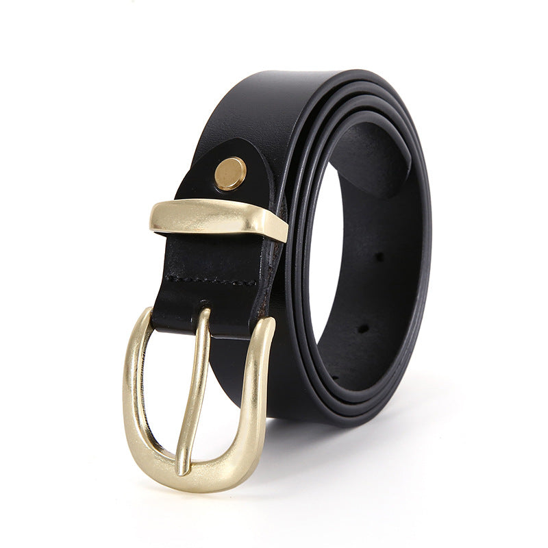 Womens Genuine Leather Casual Belt