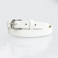 Womens Slim Leather Belt