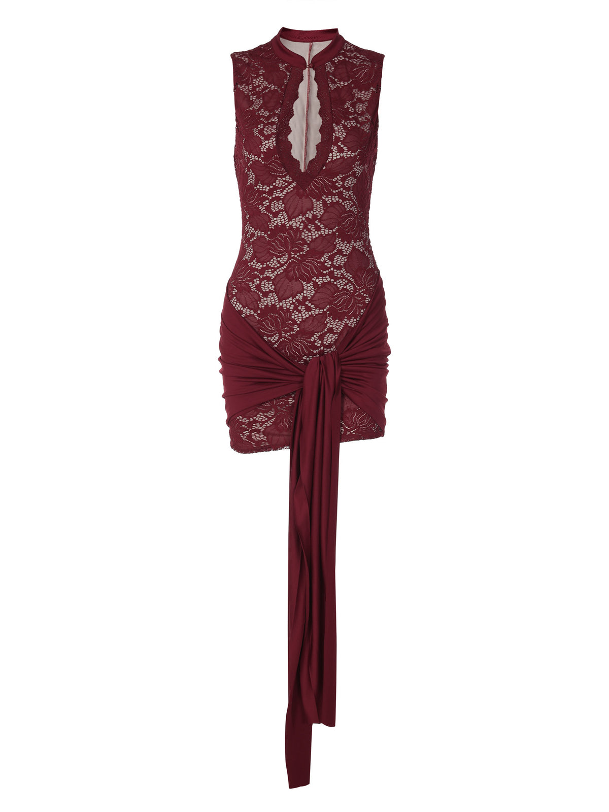 Womens Lace Sleeveless Bodycon Dress
