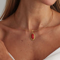Minimalist Resin Pendant Choker Necklace