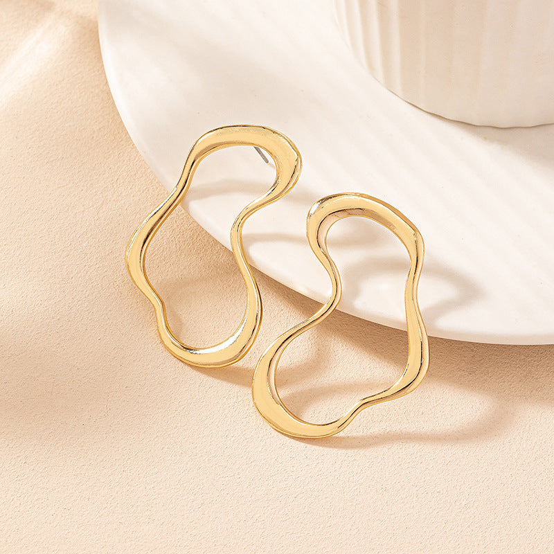 Geometric Zinc Alloy Earrings