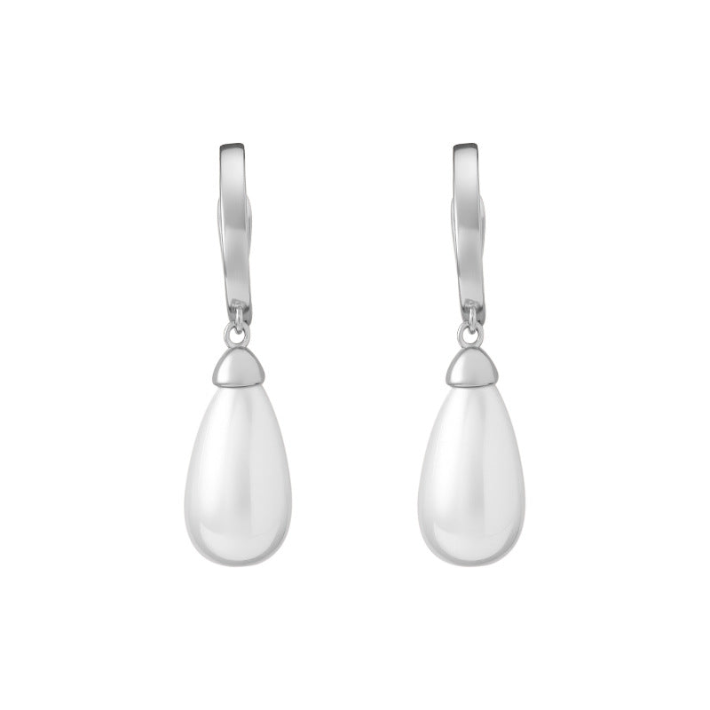 Water-Drop Pearl Earrings