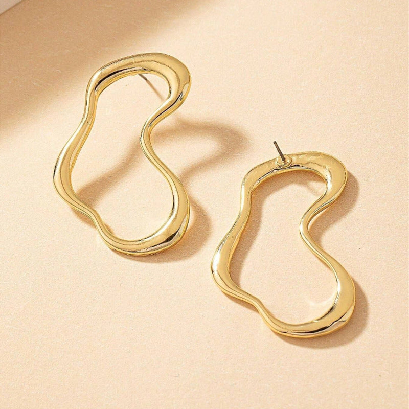 Geometric Zinc Alloy Earrings