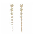 Pearl Tassel Gradient Earrings