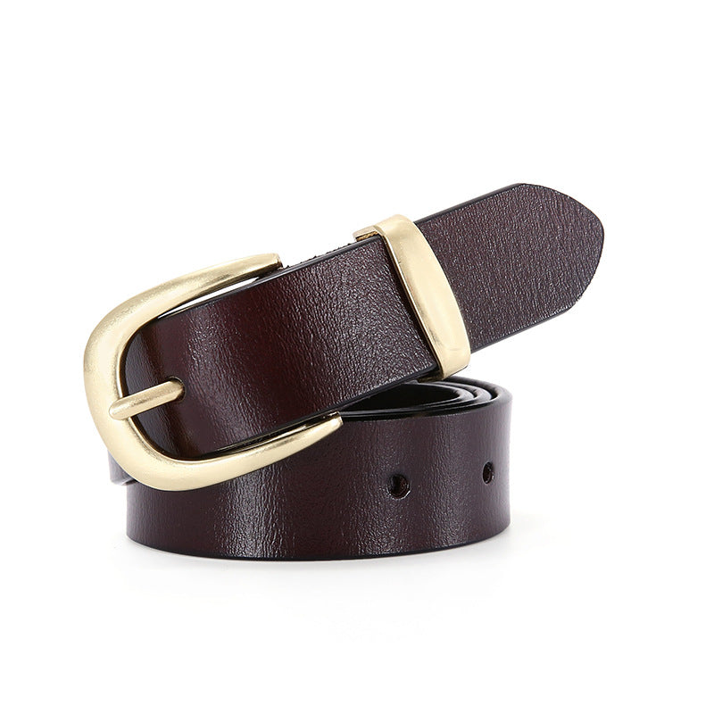 Womens Genuine Leather Casual Belt